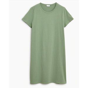 J. Crew Factory Women's Faded Moss T-Shirt Dress Size S AO421